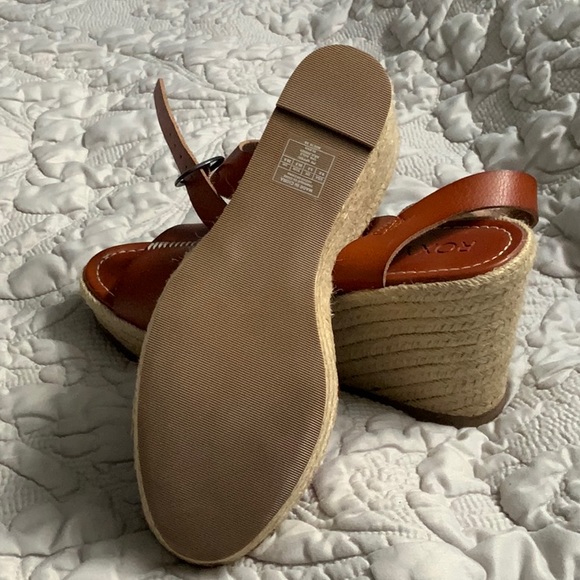 NWOT Roxy Elena Espadrille wedge sandals size 8 - Picture 4 of 4